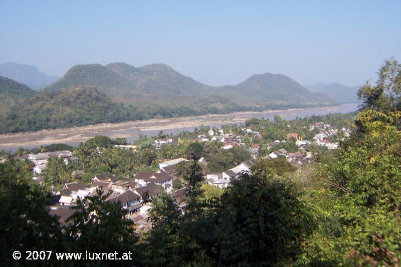 Luang Prabang from Mount Phousi