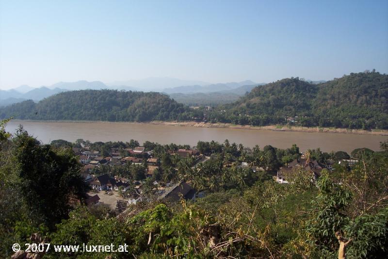 Luang Prabang from Mount Phousi