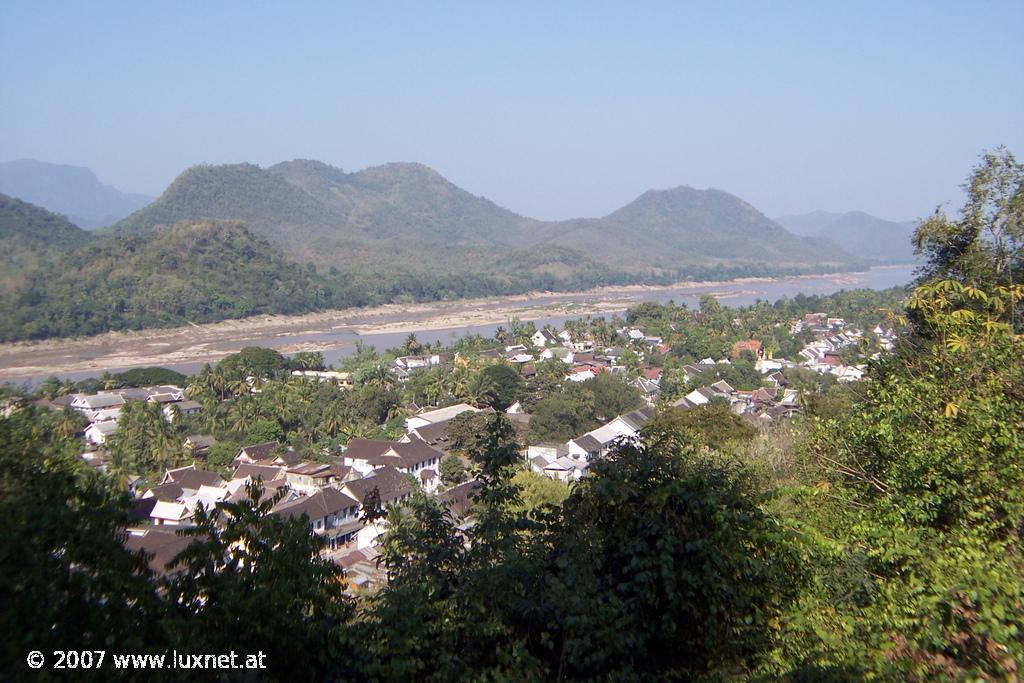 Luang Prabang from Mount Phousi