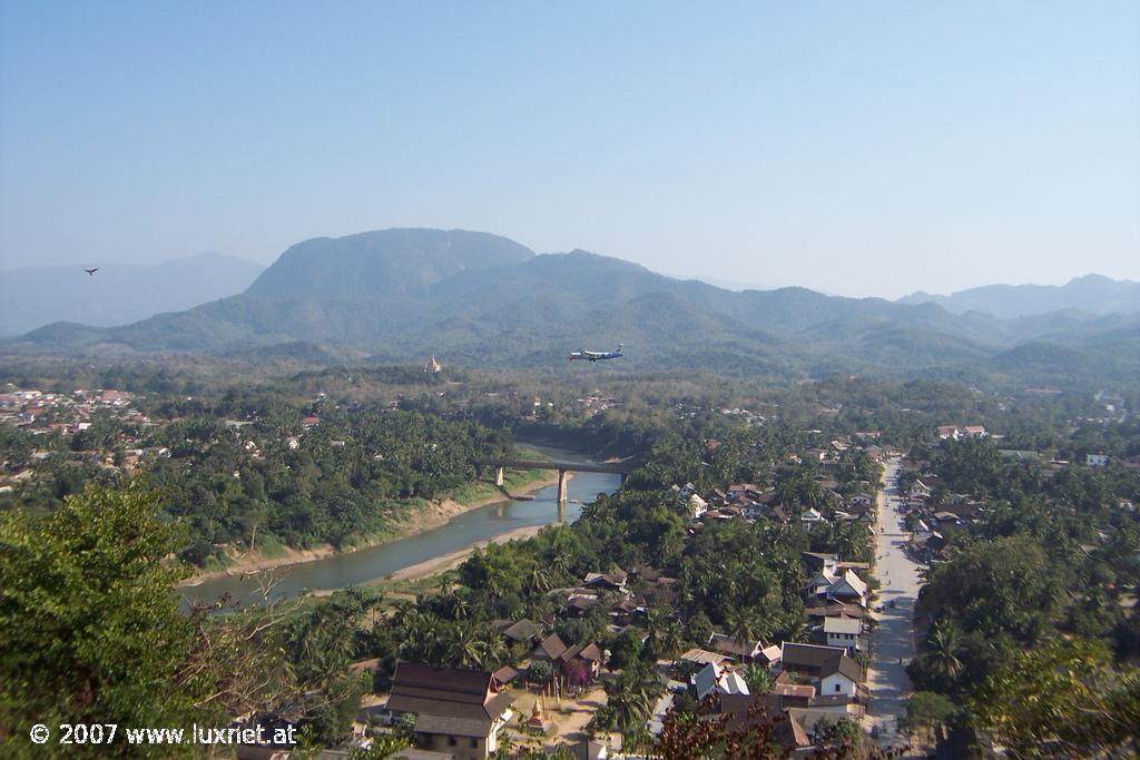 Luang Prabang from Mount Phousi