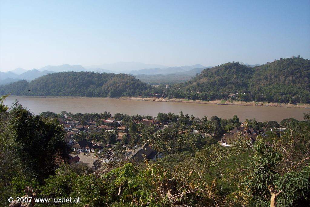 Luang Prabang from Mount Phousi