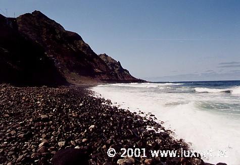 Beach of Vila Ribeira Grande (Santo Antao)