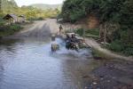 Oudomsay River crossing