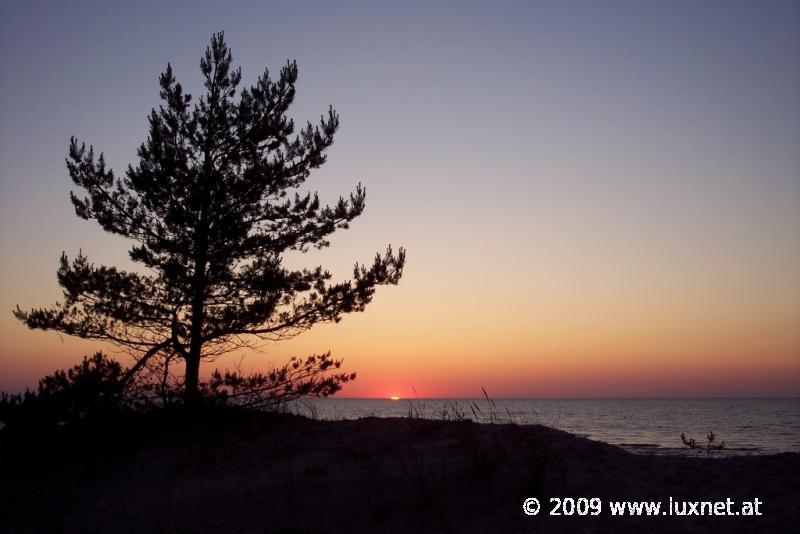 Sunset at Mikelbaka Beach