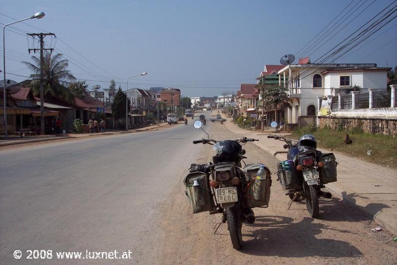 Oudomsay city main street