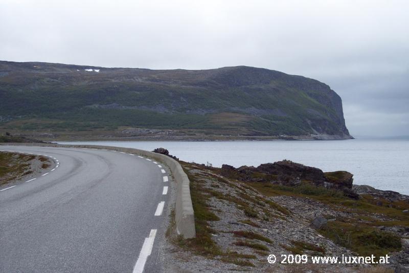 Route to Nordkapp, Finnmark