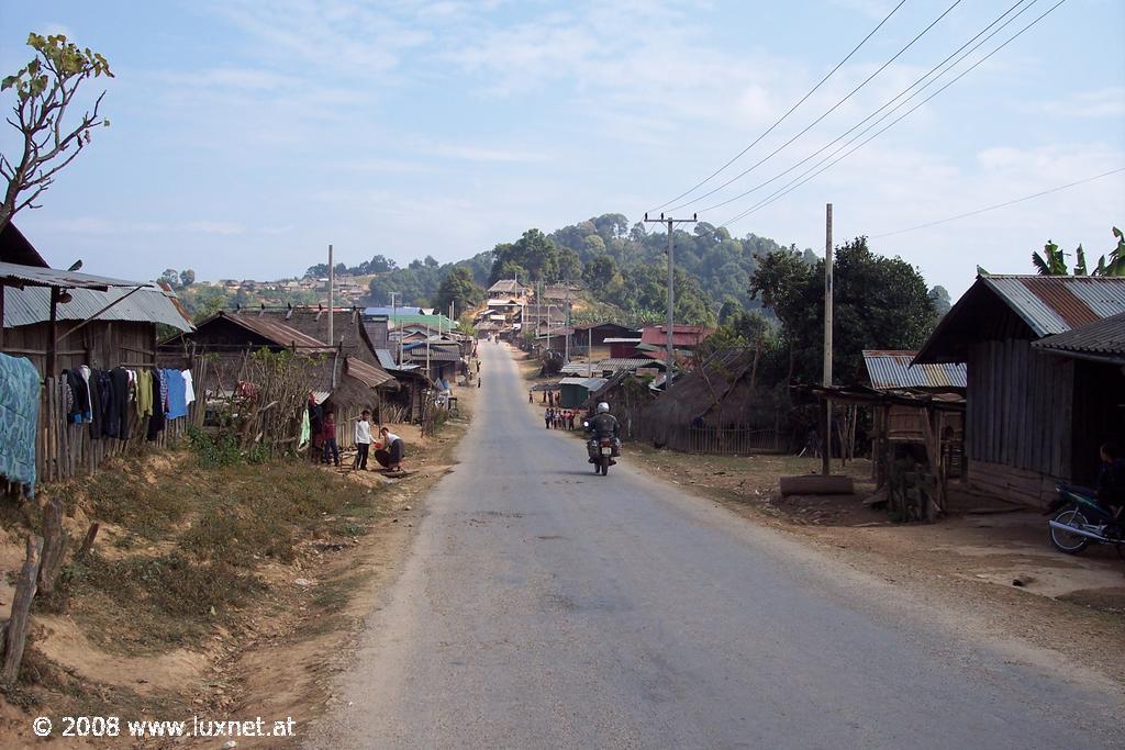 Typical village in Oudomsay province