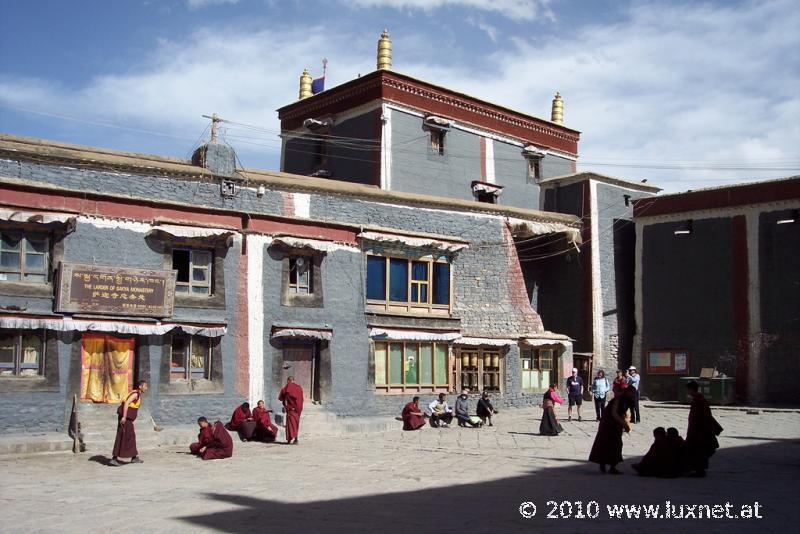 Debating Monks, Sakya Monastery (Tsang)