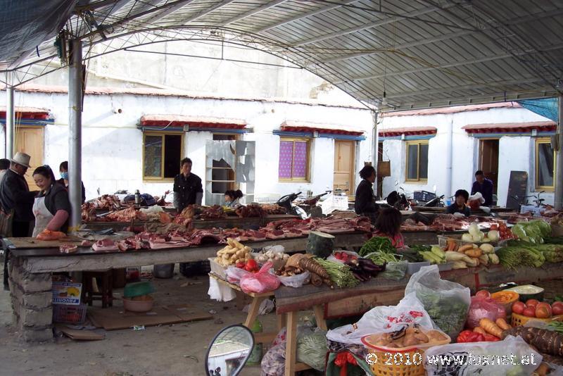Market, Gyantse (Tsang)
