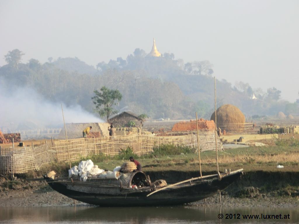 Kaladan River Scenery