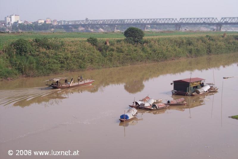 Hanoi red river scene
