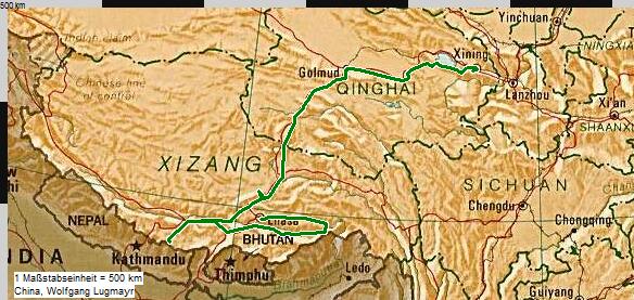 Xining - Lhasa